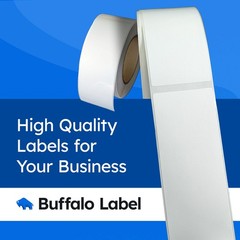 4″ x 6″ x 800 Labels, White Gloss BOPP Roll Inkjet Labels, 3″ Core, Blank