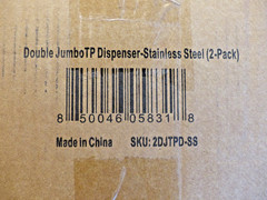 Double Jumbo Toilet Paper Dispenser – Stainless Steel Commercial TWO UNITS