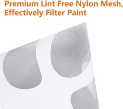 100 Pack 100 Micron Paint Cone Paint Strainers, 100 Micron Pain Size: 100 Pack