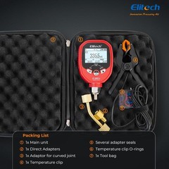 Elitech PT-800 Wireless Refrigeration Pressure Gauge HVAC A/C Manifold Gauge App