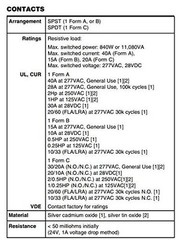 Rele Miniatura 30A Spst 120Vac 1 Form A Sellado Para Potencia