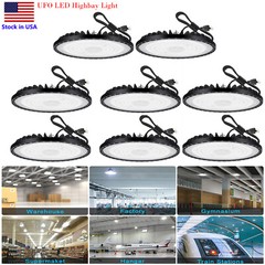 200W UFO LED High Bay Light, 8 Pack – Industrial & Commercial Lighting Solution