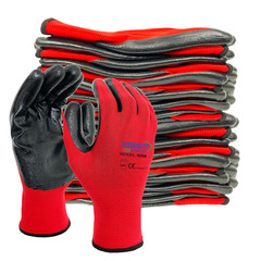 PREMIUM NITRILE COATED Work Gloves Gardening Builders Grip Glove M, L, XL, 2XL