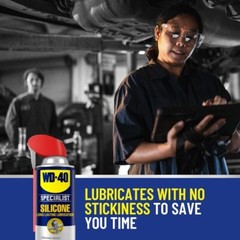 WD 40 Specialist Silicone Lubricant with Smart Straw Spray Aerosol Bottle Can