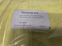 NOS JH4315-HY Yellow ARC 30″ PIGSKIN Sleeve 4XL Revco Welding