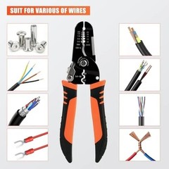Wire Strippers Crimping Pliers Tool 5in1 Crimper Cutter 10-20 Awg Electric Wire