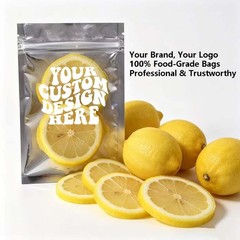 Custom Printed Mylar Bags Food Grade Stand Up Pouches for Snack & Food Wholesale