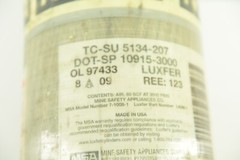 2009 MSA SCBA Cylinder Tank W/ Valve – MSA L-30+ – 3000 PSI – 30 Min – L-30 Plus