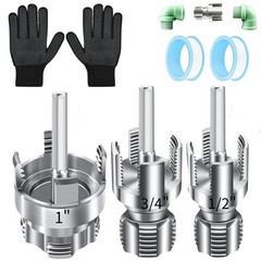 3Pcs Integrated Internal & External Pipe Threading Tool, ‎1/2″+ 3/4″+1″