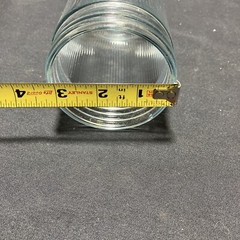 Replacement 6-1/2″ x 3-1/4″ diameter Threaded Clear Glass Explosion Proof Globe