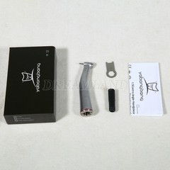 2 Dental Fiber Optic 1:5 Winkelstück Handstück Rot Mit Licht For NSK X95L Ti-Max