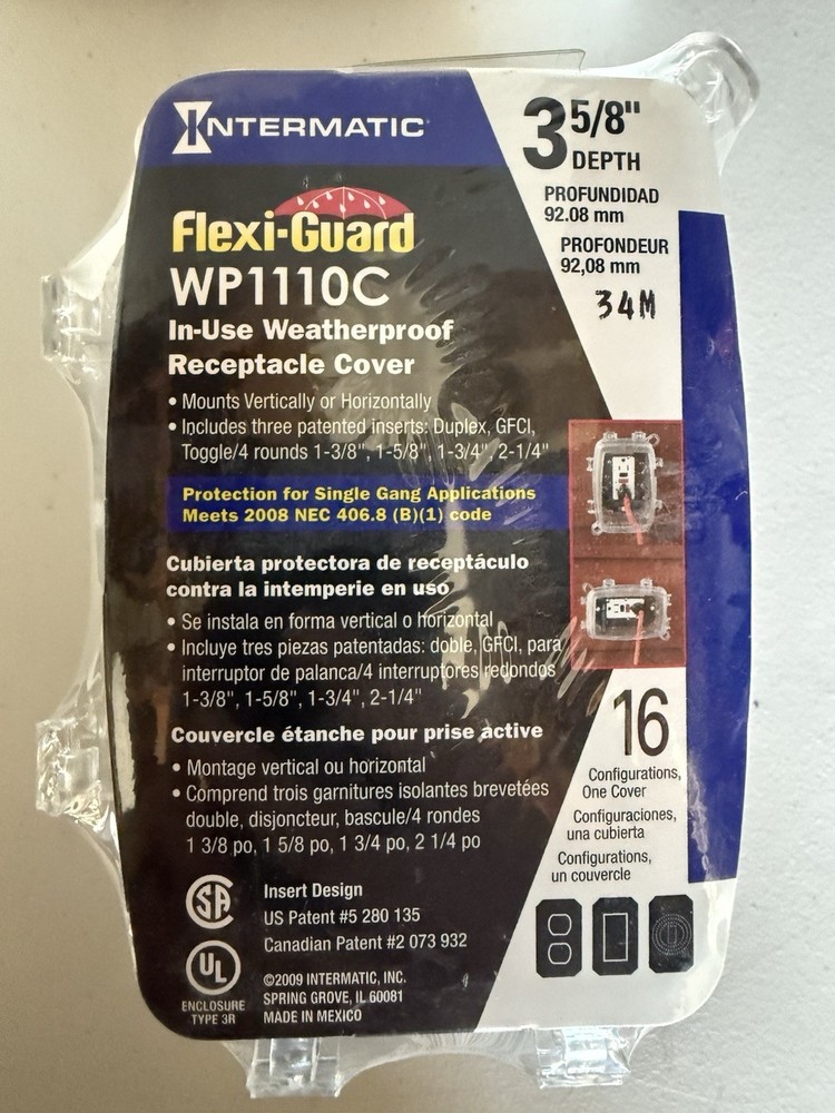 INTERMATIC Flexi-Guard WP1110C Vertical/Horizontal Weatherproof LOT OF 12