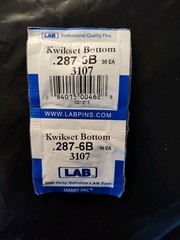 20 Packs Of 50 Kwikset Master & Bottom Pins original keying pins by Labpins NEW