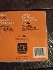 Milk Filter Strainer – For 6.5 inch Disk – Opened Box of 100 – Ken Ag