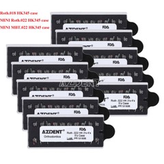 Dental Orthodontic Monoblock MIM Brackets Braces Mini Roth/ MBT 018/ 022 Hook345