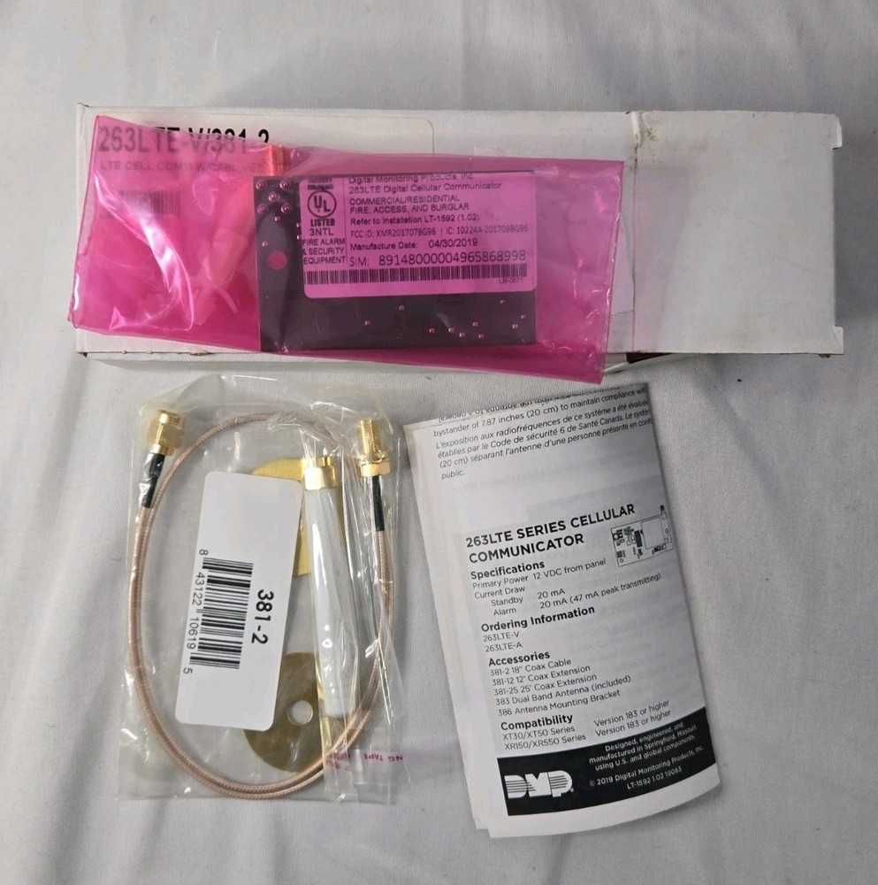 DMP 263LTE-V/381-2 Verizon LTE Cellular Communicator (#2 C60)