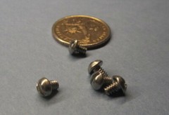 Round Head Slotted Machine Screw 18-8 Stainless Steel, 6-32 x 3/16″ L 300 Pcs