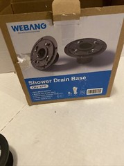 WEBANG Shower Floor Drain Base Flange with Adjustable Ring