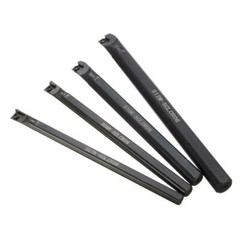 4 SCLCR06 7/8/10/12mm Lathe Boring Bar Tunring Tool Holder +10 Inserts CCMT0602