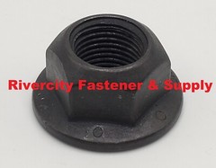 3/8-24 Grade 8 All Metal Flange Lock Nuts 3/8×24 Top Lock Nuts 3/8 x 24 Nut