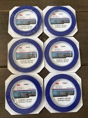 Lot 6 Rolls New- 3M Vinyl Tape 471+ 1/4 in x 36 yd 06405 Indigo