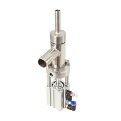 Filling Nozzle Head 12mm Anti-Drip Pneumatic Filling Machine Fittings Slivery