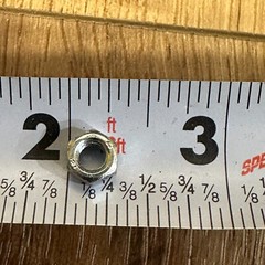 Approx 1000pcs M5 x 0.80 mm Metric Hex MS Nut Steel Zinc Class 8 DIN 934 Coarse