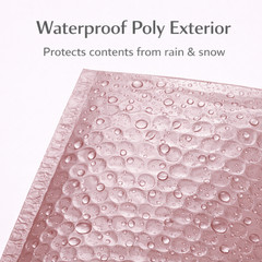 Matte Rose Gold Poly Bubble Mailers #2 8.5×12 Padded Envelopes 25 50 100 200