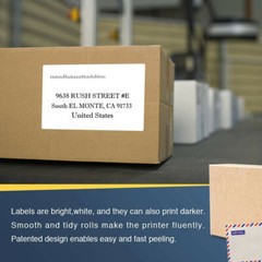2Rolls 102mmx152mm DK-1241 Paper Shipping Label Fit for Brother QL-1110NWB