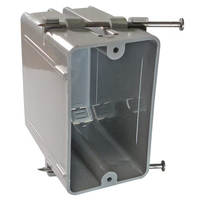 CANTEX 1 -Gang PVC New work Switch/Outlet Electrical Box