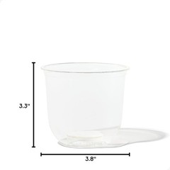 TOSSWARE NATURAL Arc – Plant Based Clear Cold Cups 12 oz –