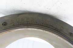 Super Solid 18x5x12-1/8 Forklift Tire Smooth Press-on Black