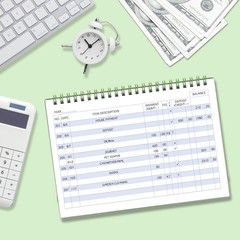 Checkbook Register, Check Registers for Personal Checkbook, Financial Ledger,…
