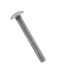 100 PCS Carriage Bolt 5/16-18 x 3 Inch Galvanized Steel Round Head Screw