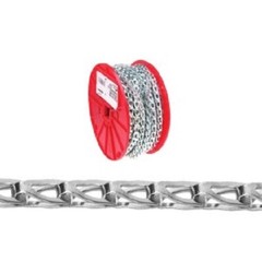 (1)-Campbell #35 100 Ft. Zinc-Plated Low-Carbon Steel Coil Chain T0723727N