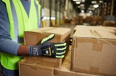 Ansell Ringers® Nitrile Half-Dipped Anti-Impact Gloves R-840 Size 10 XL Lot: 3