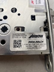 Arrow AM12LH-LB.FIN Storeroom/Closet Mortise Lock Body. As Shown No Hardware
