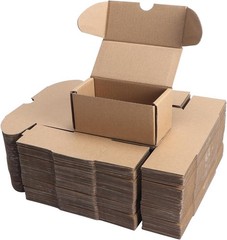 Lightweight 50 Pack Cardboard Shipping Boxes for Small Business & DIY Gifts