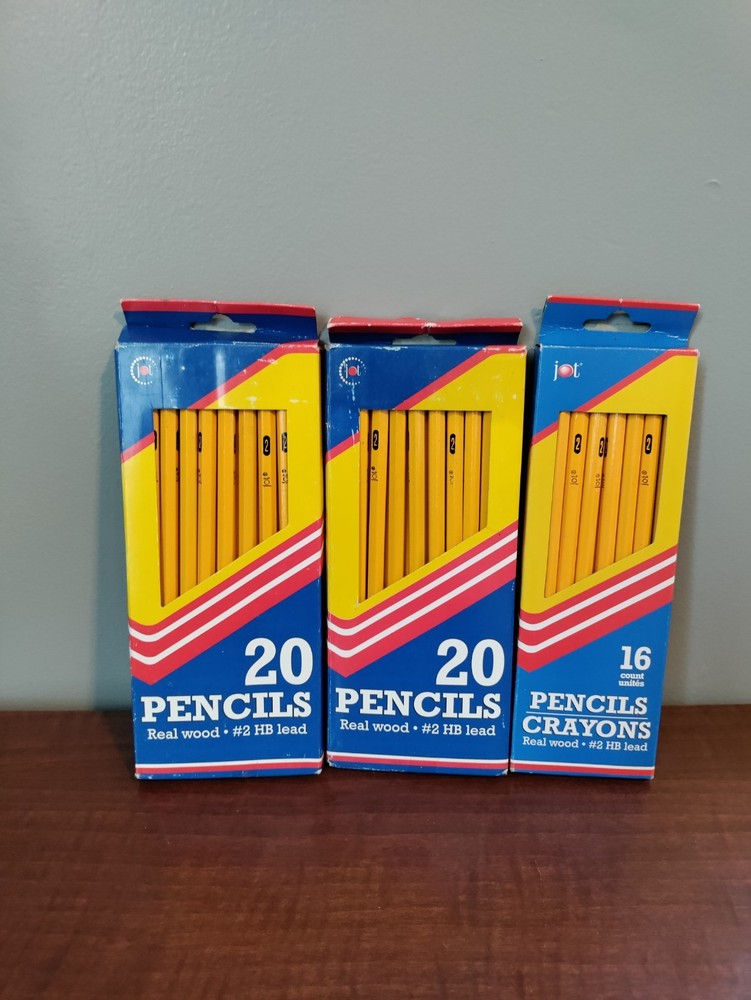3 Packs Jot 16 20 Pencils Real Wood # 2 HB lead New