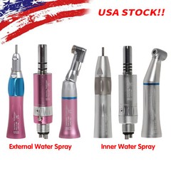 Dental Low Speed Handpiece 4Hole Inner/External WATER Spray Push/Latch