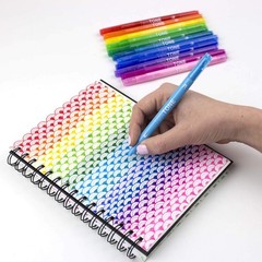 Tombow 61526 Twintone Marker Set Rainbow 12-Pack. Double-Sided Markers Perfect