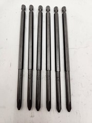 6 NEW APEX #2 Phillips 6″ Long Screwdriver Bit Set 492-C USA Made Aircraft