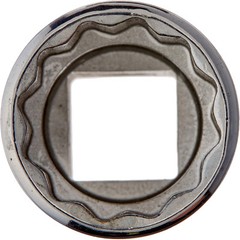 Williams B-1219 3/8 Drive Shallow Socket, 12 Point, 19/32-Inch, Chrome