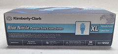 Kimberly-Clark Powder Free Nitrile Examination Gloves Size XL (2 boxes of 90Ct)