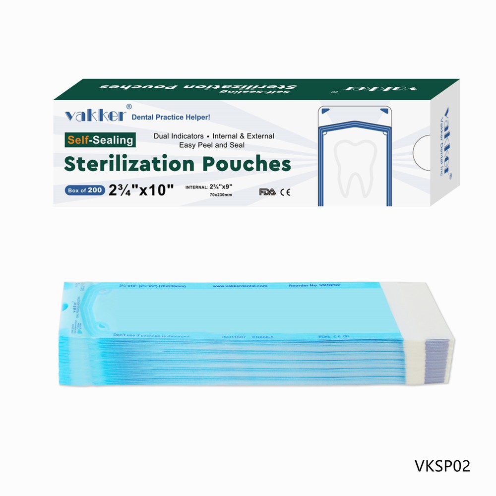 4000pc 2.75″ x 10″ Self Sealing Dental Sterilization Pouches Autoclave, Bag