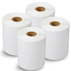 4 Rolls label 4×6 Direct Thermal Shipping 1000 labels Zebra Eltron ZP450 2844