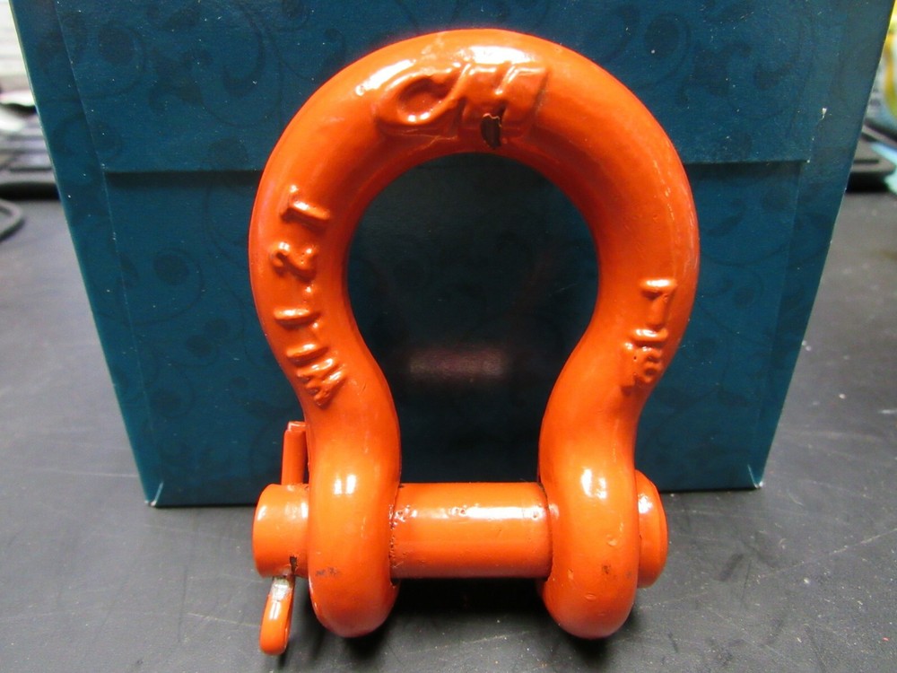 CM 7/16″ Bolt Type Anchor Shackle – 2 Ton WLL – M849G (C)