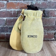 Kinco 901T-XL Lined Heavy Duty Premium Grain & Suede Pigskin Mitt Glove, X-Large