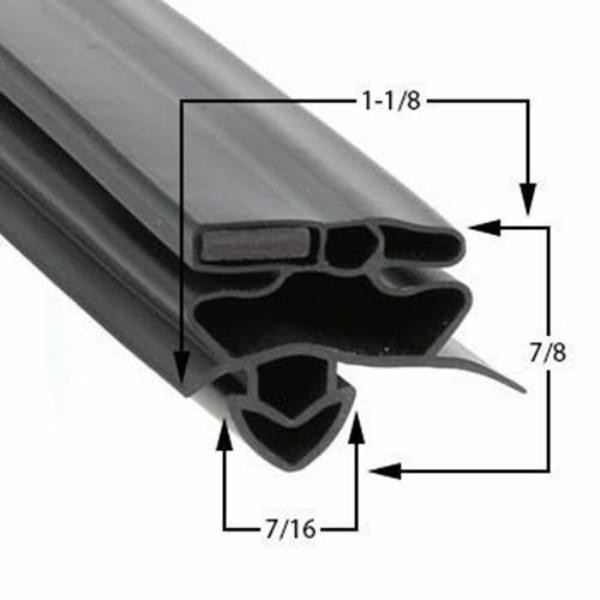 Compatible True Door Gasket 912148 – Made in USA – Fits Multiple True Models