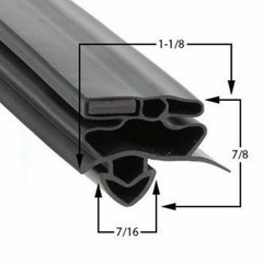 Compatible True Door Gasket 912148 – Made in USA – Fits Multiple True Models